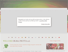 Tablet Screenshot of ormafrutta.it